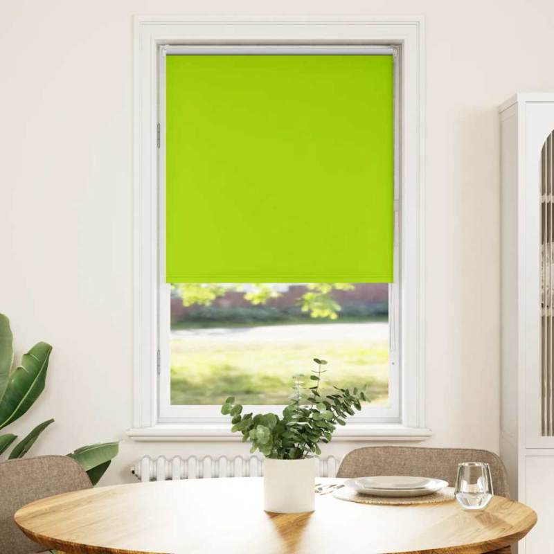 Verdunkelungsrollo Grün 85x130 cm Stoffbreite 80,7 cm Polyester