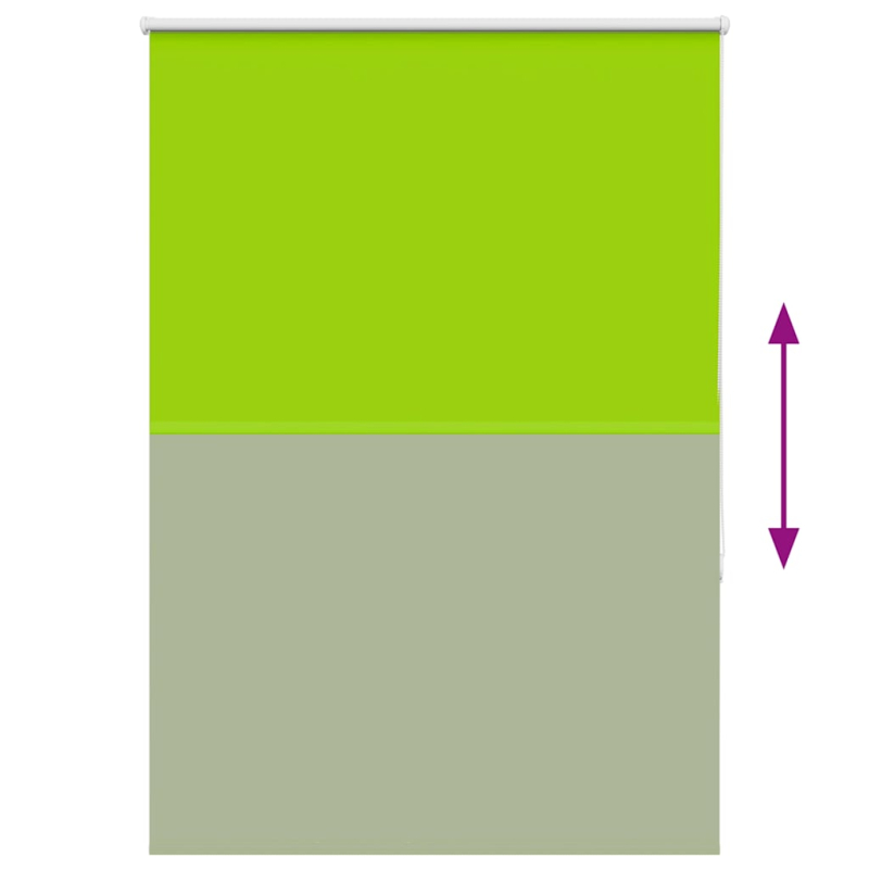Verdunkelungsrollo Grün 115x175cm Stoffbreite 110,7cm Polyester