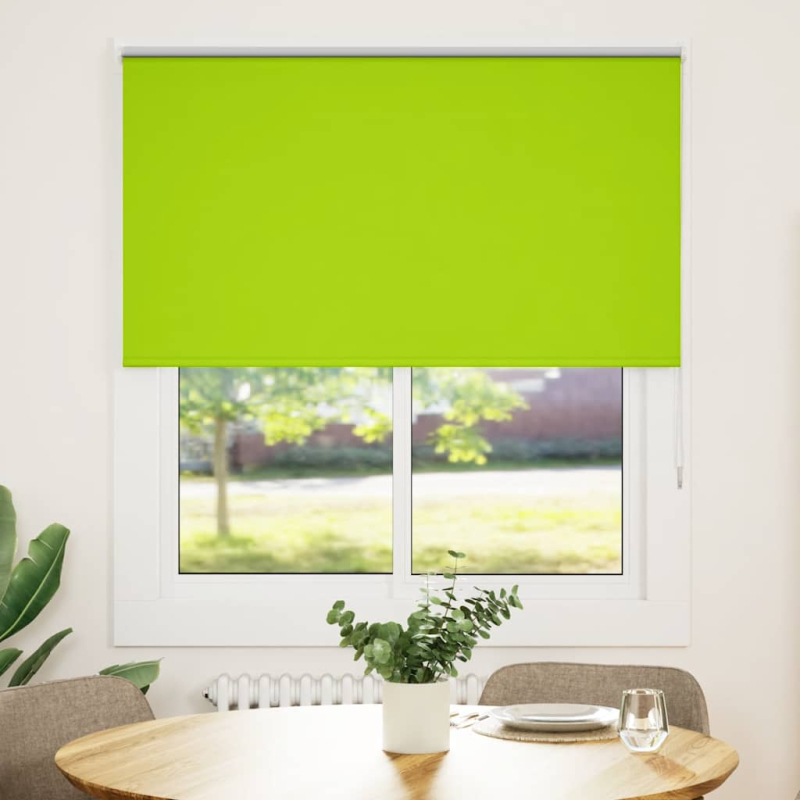 Verdunkelungsrollo Grün 140x175cm Stoffbreite 136,6cm Polyester