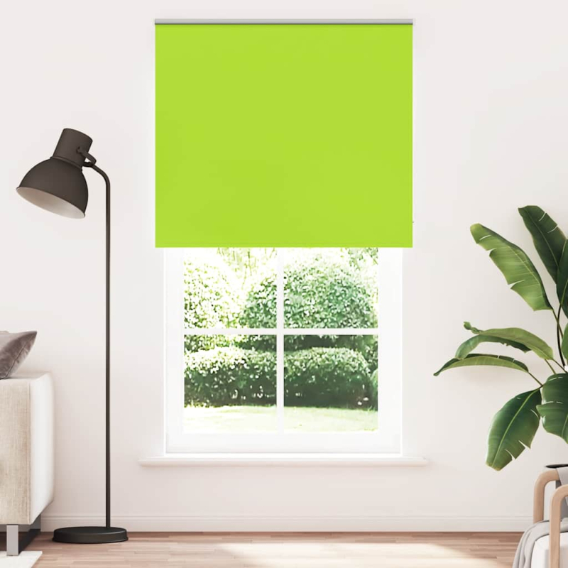 Verdunkelungsrollo Grün 130x230cm Stoffbreite 126,6cm Polyester
