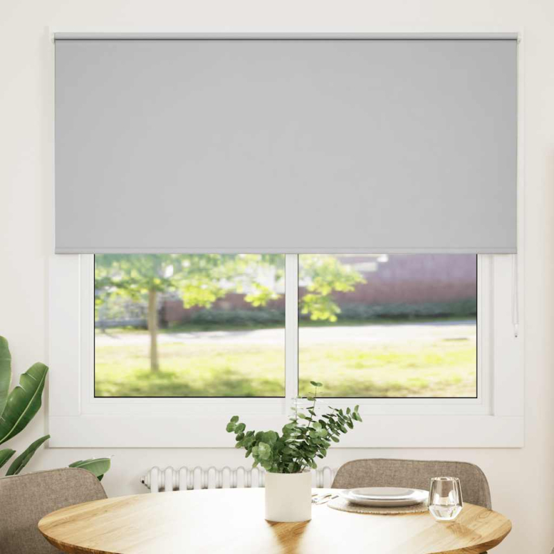 Verdunkelungsrollo Hellgrau 165x175cm Stoffbreite 161,6cm
