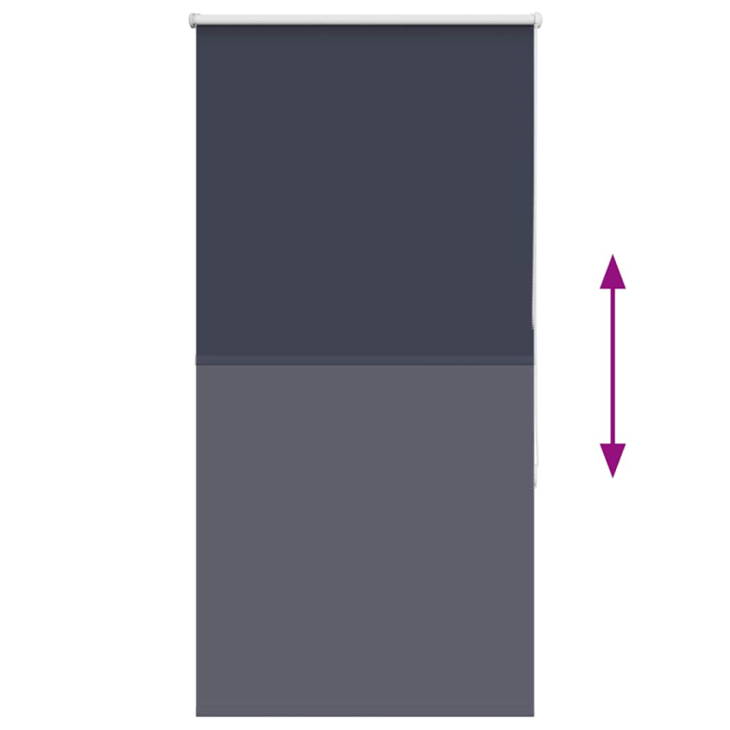 Verdunkelungsrollo Marineblau 65x130cm Stoffbreite 60,7 cm