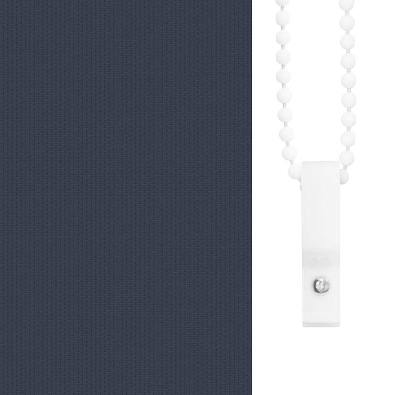 Verdunkelungsrollo Marineblau 140x230 cm Stoffbreite 136,6 cm