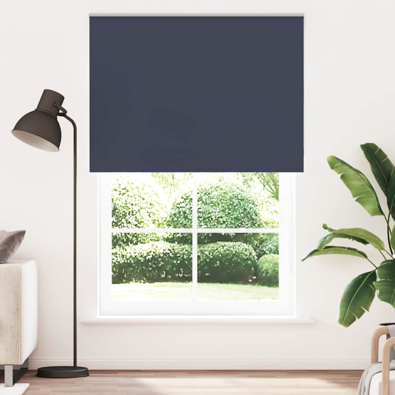 Verdunkelungsrollo Marineblau 160x230 cm Stoffbreite 156,6 cm