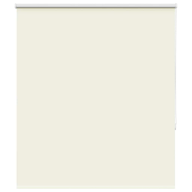 Verdunkelungsrollo Cremeweiß 135x130cm Stoffbreite 131,6cm