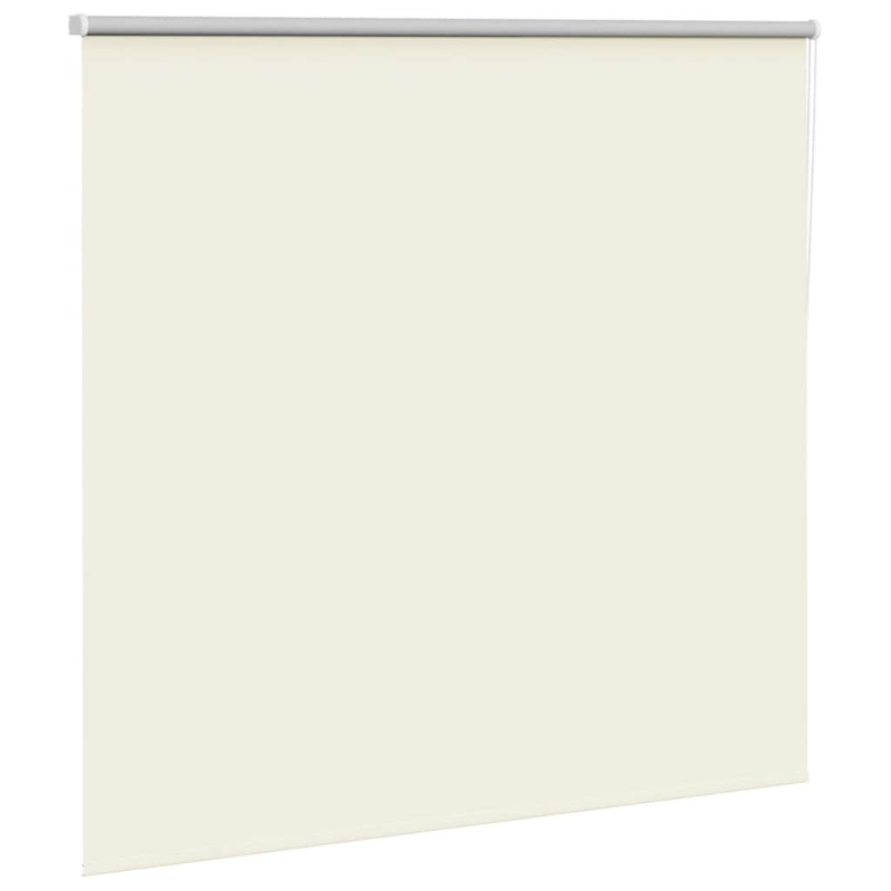 Verdunkelungsrollo Cremeweiß 145x130cm Stoffbreite 141,6cm