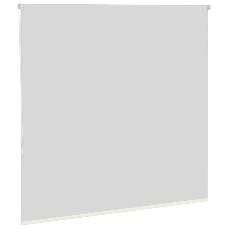 Verdunkelungsrollo Cremeweiß 155x130cm Stoffbreite 151,6cm