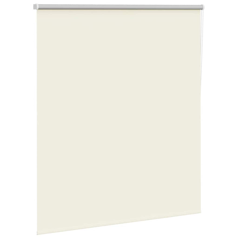 Verdunkelungsrollo Cremeweiß 135x150cm Stoffbreite 131,6cm