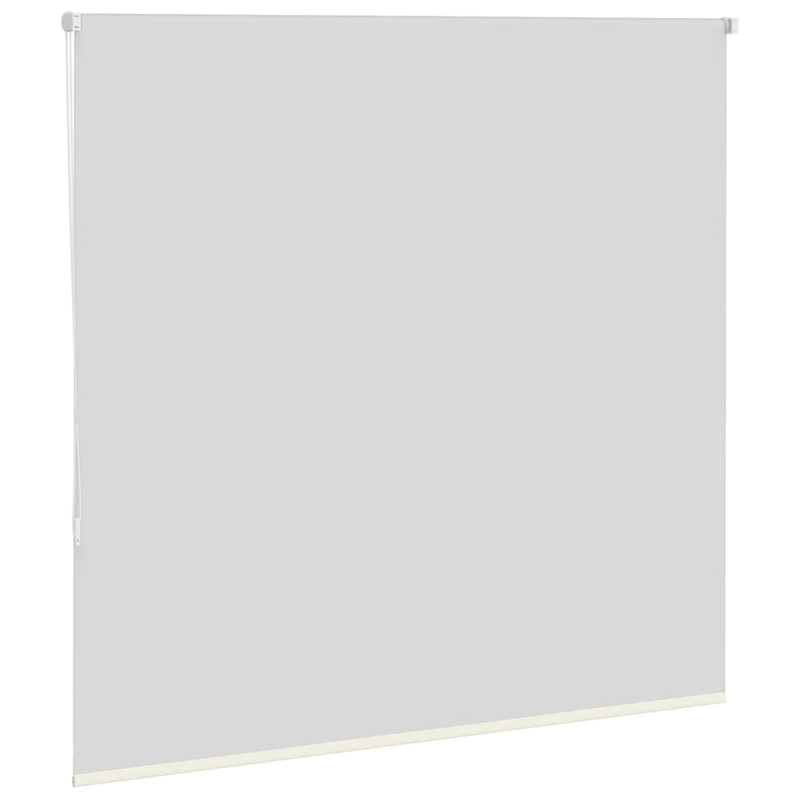 Verdunkelungsrollo Cremeweiß 150x150cm Stoffbreite 146,6cm