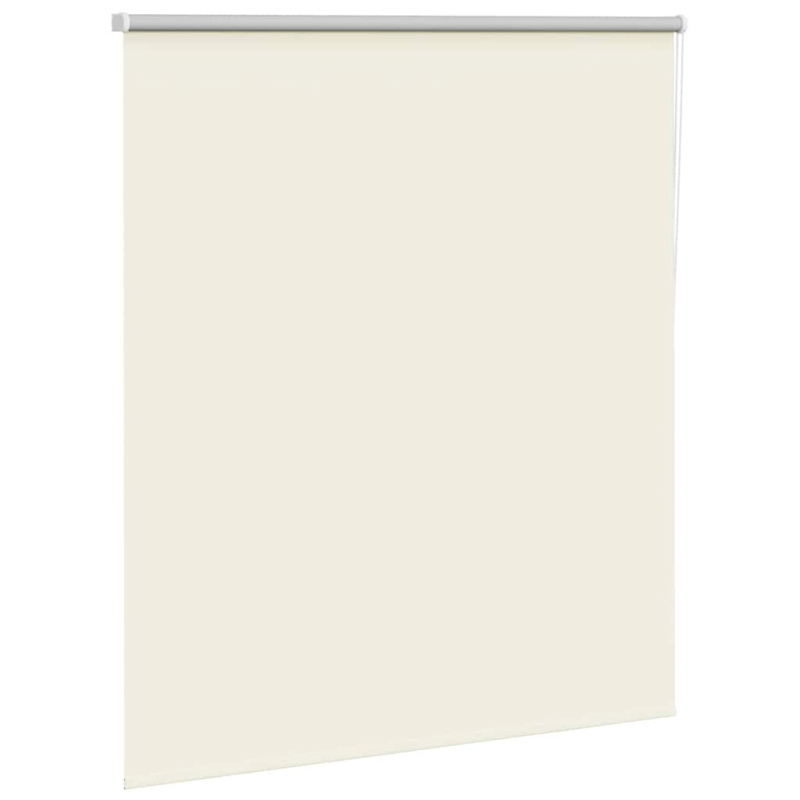 Verdunkelungsrollo Cremeweiß 130x175cm Stoffbreite 126,6cm