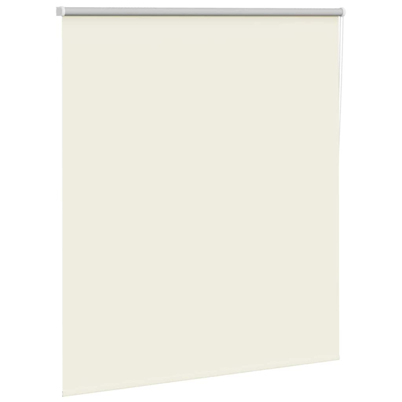 Verdunkelungsrollo Cremeweiß 140x175cm Stoffbreite 136,6cm