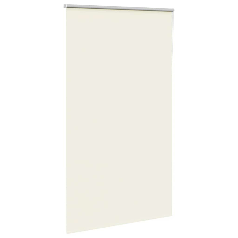 Verdunkelungsrollo Cremeweiß 130x210cm Stoffbreite 126,6cm