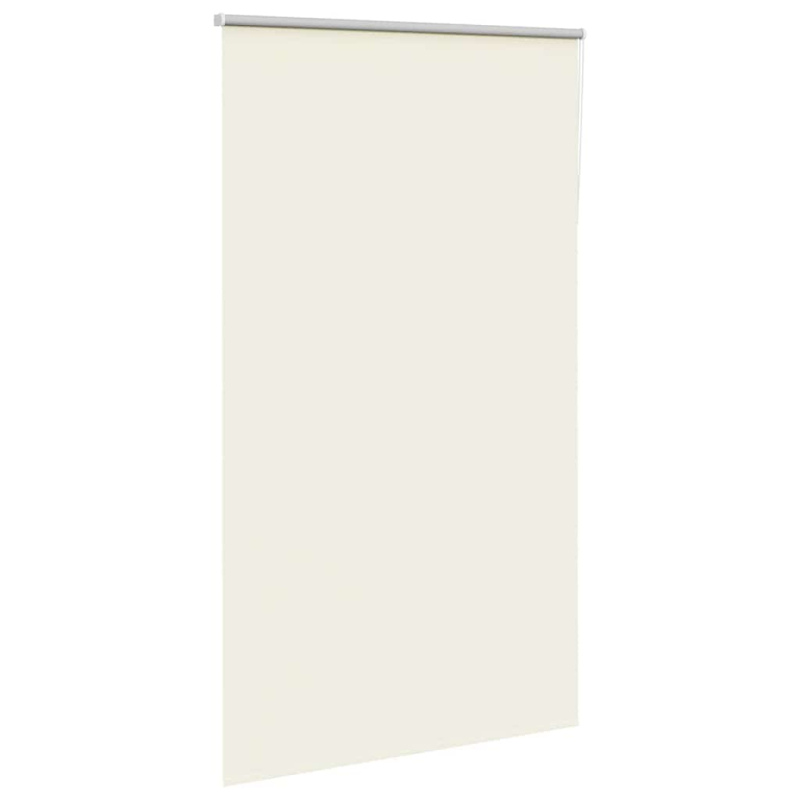 Verdunkelungsrollo Cremeweiß 140x210cm Stoffbreite 136,6cm