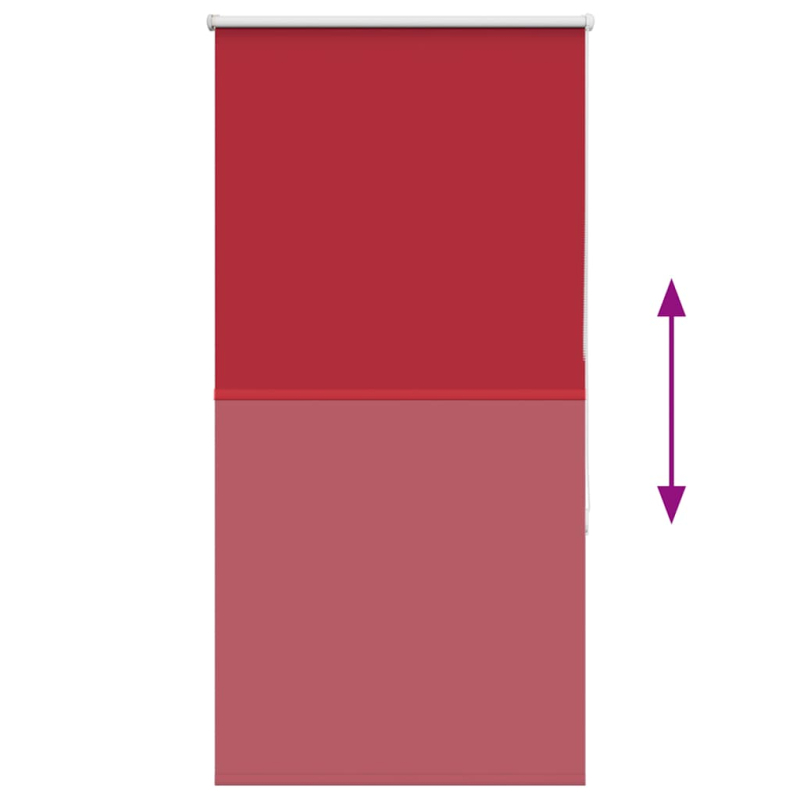 Verdunkelungsrollo Rot 70x130 cm Stoffbreite 65,7 cm Polyester