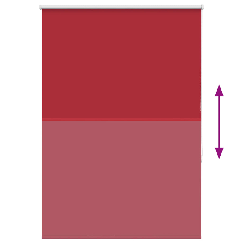 Verdunkelungsrollo Rot 105x130cm Stoffbreite 100,7cm Polyester