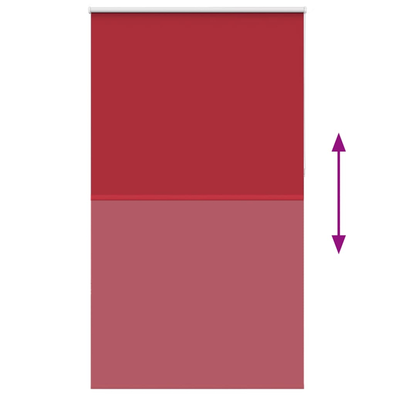 Verdunkelungsrollo Rot 120x230cm Stoffbreite 116,6cm Polyester