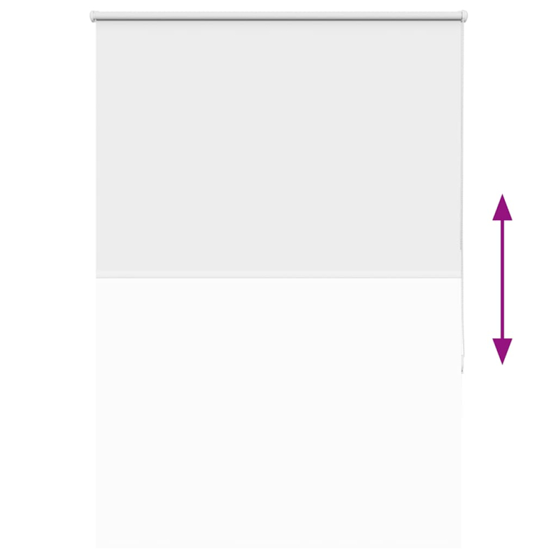 Verdunkelungsrollo Weiß 105x150cm Stoffbreite 100,7cm Polyester