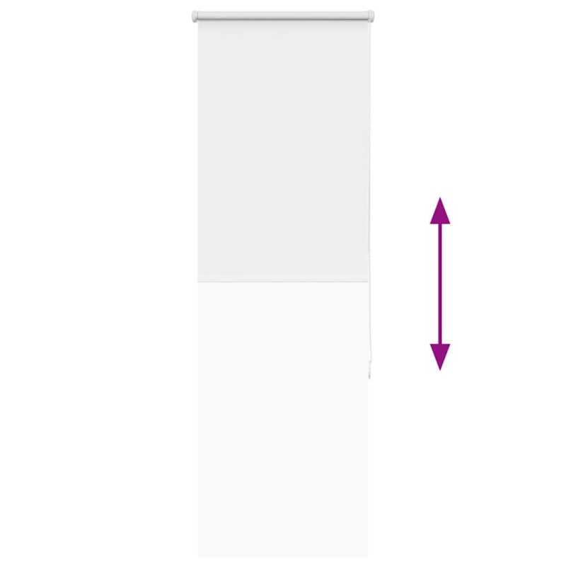 Verdunkelungsrollo Weiß 55x175cm Stoffbreite 50,7 cm Polyester
