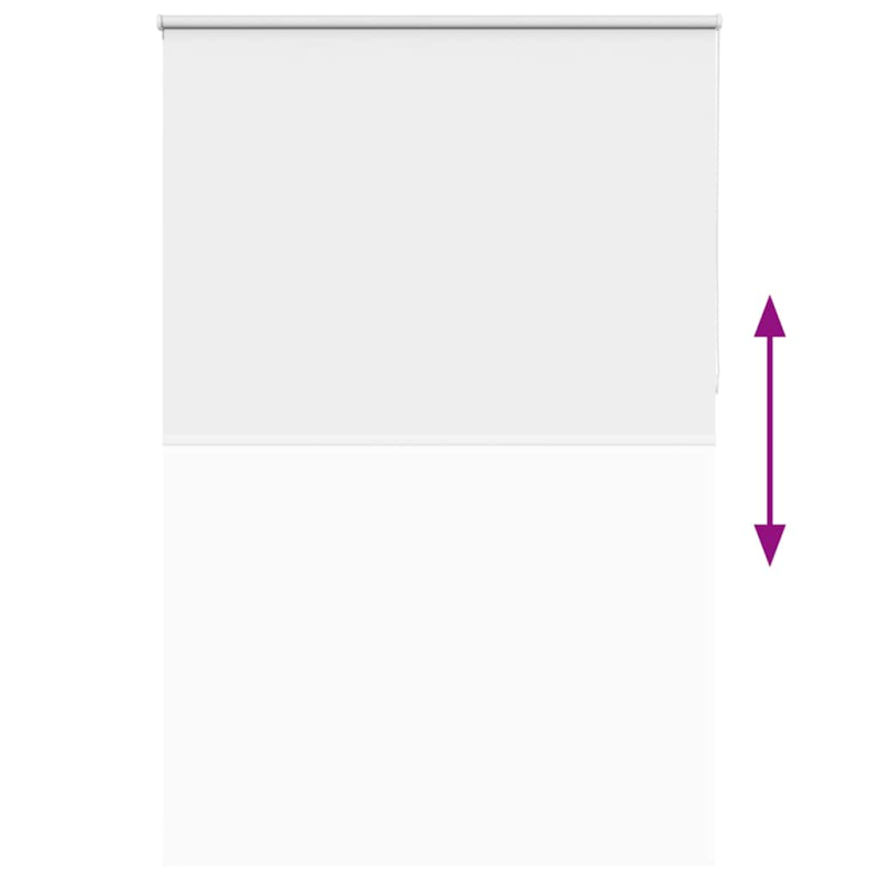 Verdunkelungsrollo Weiß 145x210 cm Stoffbreite 141,6 cm