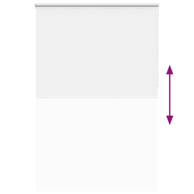 Verdunkelungsrollo Weiß 145x230cm Stoffbreite 141,6cm Polyester
