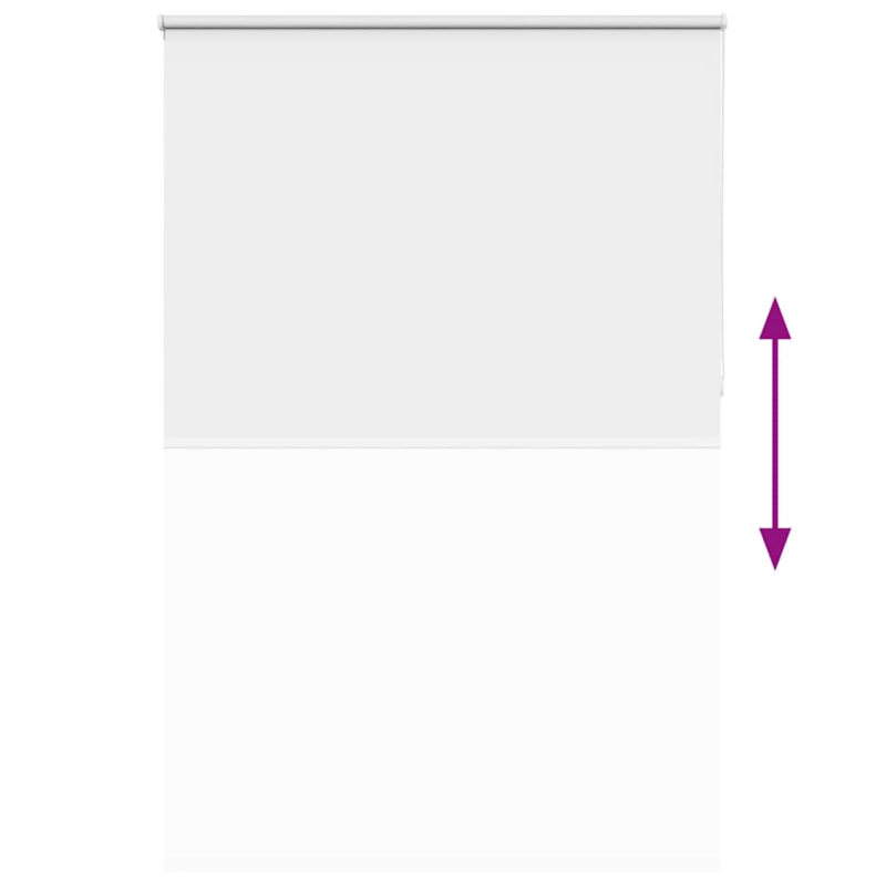Verdunkelungsrollo Weiß 150x230cm Stoffbreite 146,6cm Polyester