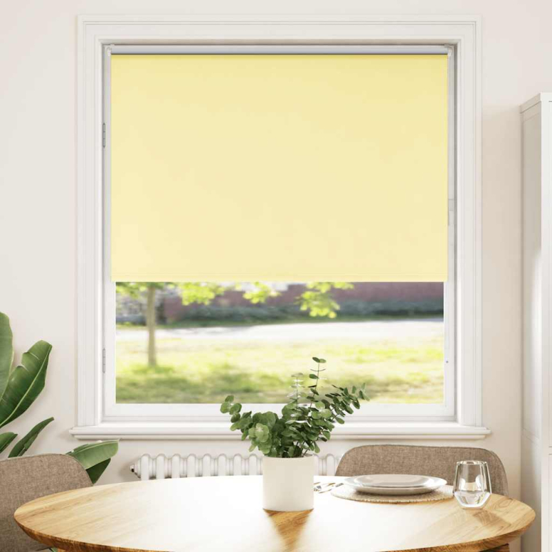 Verdunkelungsrollo Gelb 105x130cm Stoffbreite 100,7cm Polyester