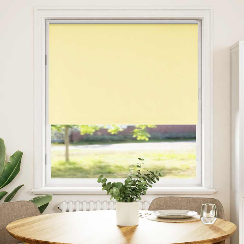 Verdunkelungsrollo Gelb 100x150cm Stoffbreite 95,7 cm Polyester