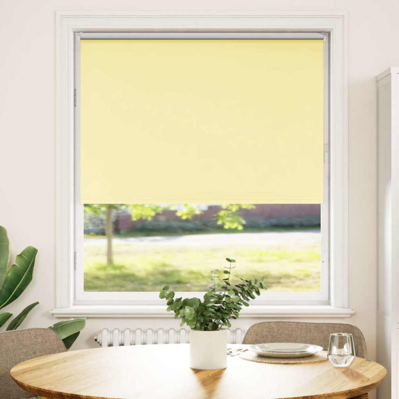 Verdunkelungsrollo Gelb 105x150cm Stoffbreite 100,7cm Polyester