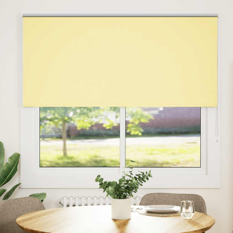 Verdunkelungsrollo Gelb 150x150cm Stoffbreite 146,6cm Polyester