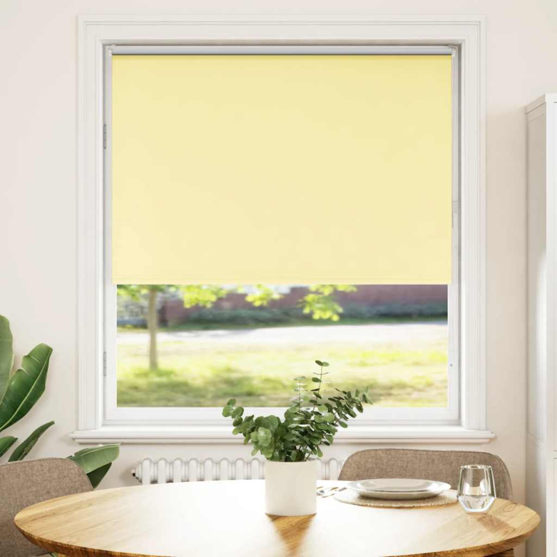 Verdunkelungsrollo Gelb 100x175cm Stoffbreite 95,7 cm Polyester