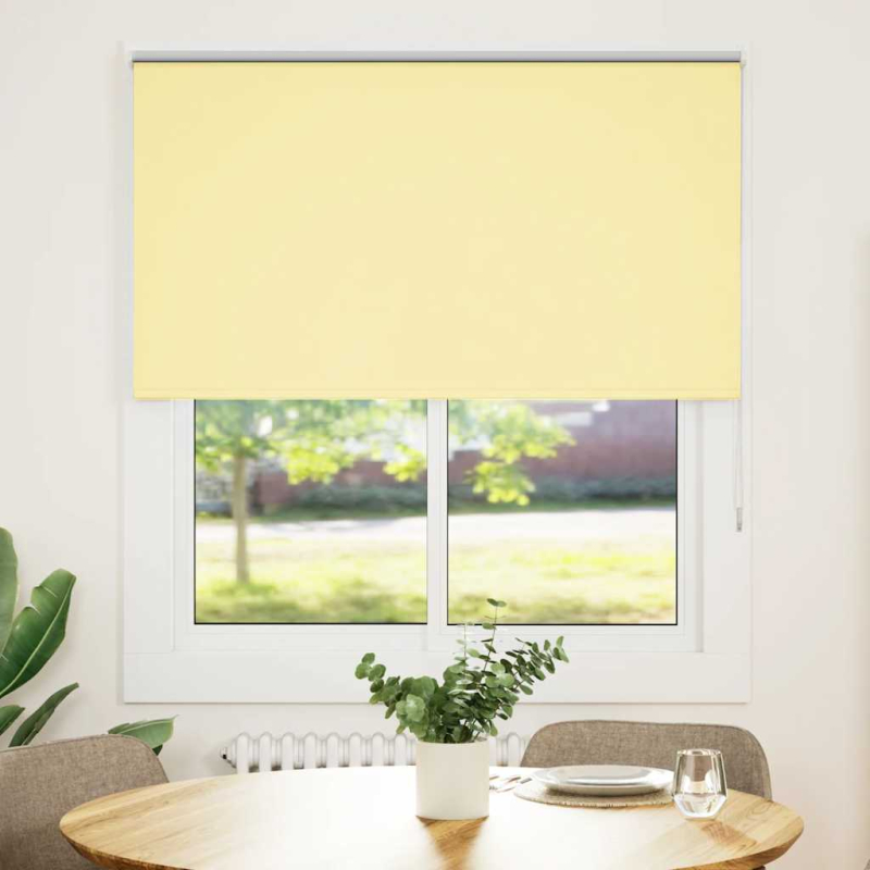 Verdunkelungsrollo Gelb 120x175cm Stoffbreite 116,6cm Polyester