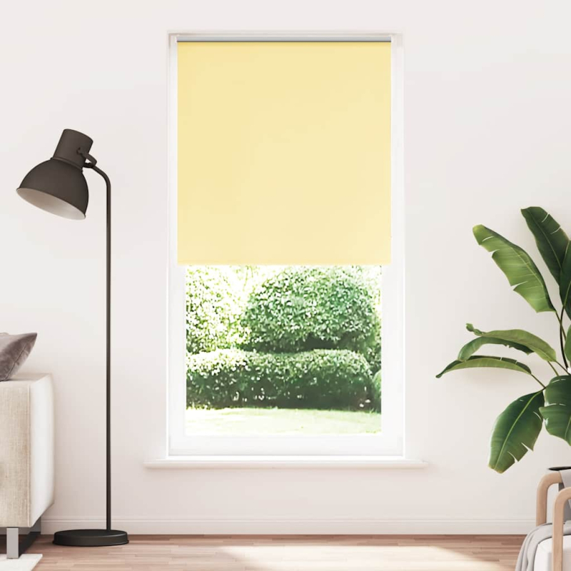 Verdunkelungsrollo Gelb 110x210cm Stoffbreite 105,7cm Polyester