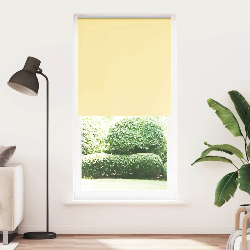 Verdunkelungsrollo Gelb 115x210cm Stoffbreite 110,7cm Polyester