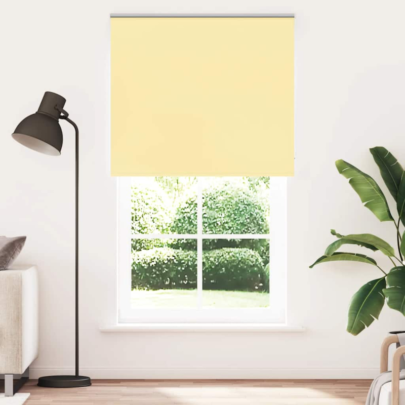 Verdunkelungsrollo Gelb 120x230cm Stoffbreite 116,6cm Polyester