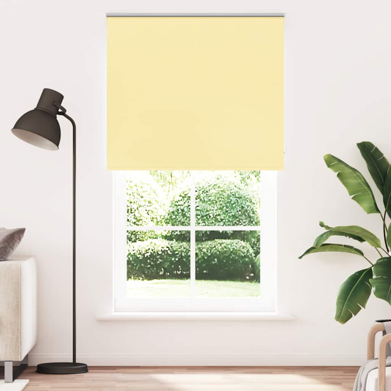 Verdunkelungsrollo Gelb 135x230cm Stoffbreite 131,6cm Polyester
