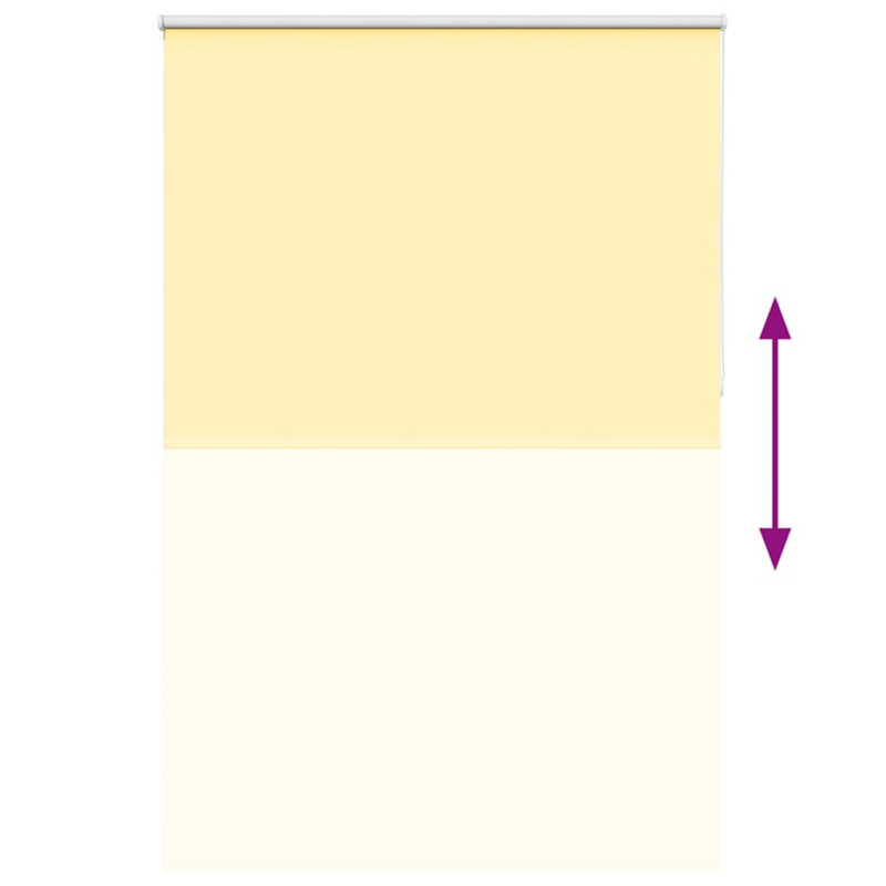Verdunkelungsrollo Gelb 160x230cm Stoffbreite 156,6cm Polyester