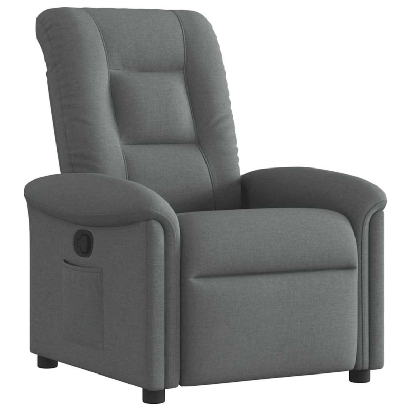 Relaxsessel Dunkelgrau Stoff