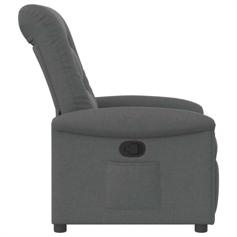 Relaxsessel Dunkelgrau Stoff