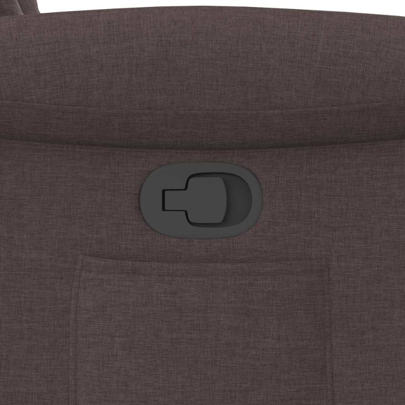 Relaxsessel Dunkelbraun Stoff