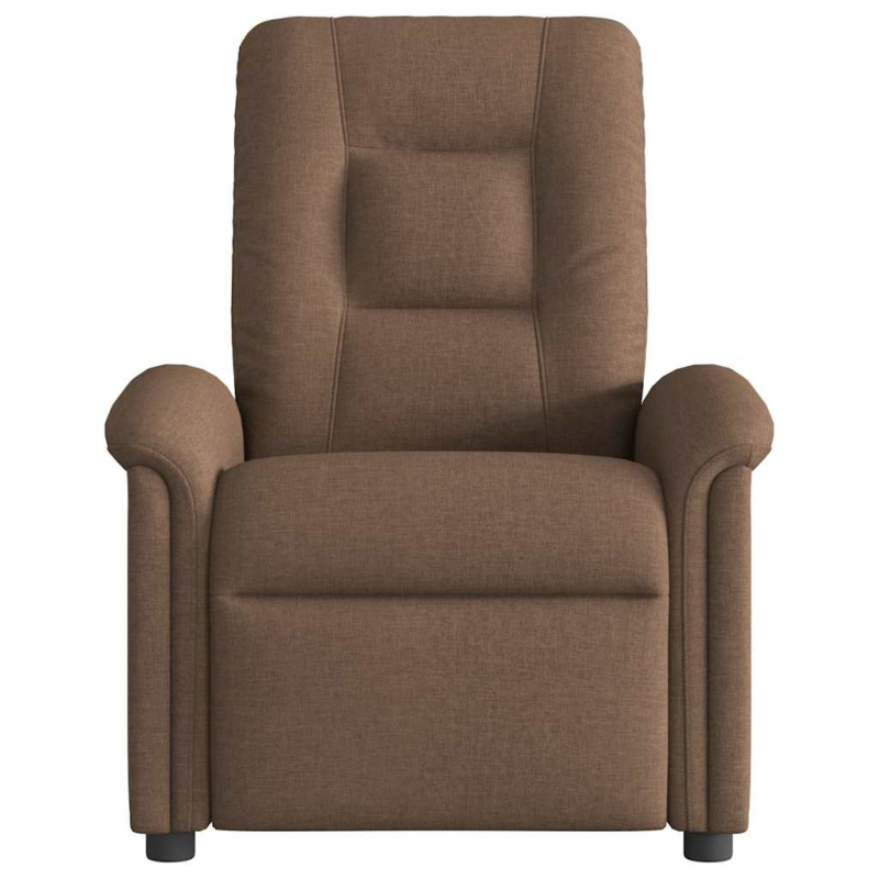 Massagesessel Braun Stoff