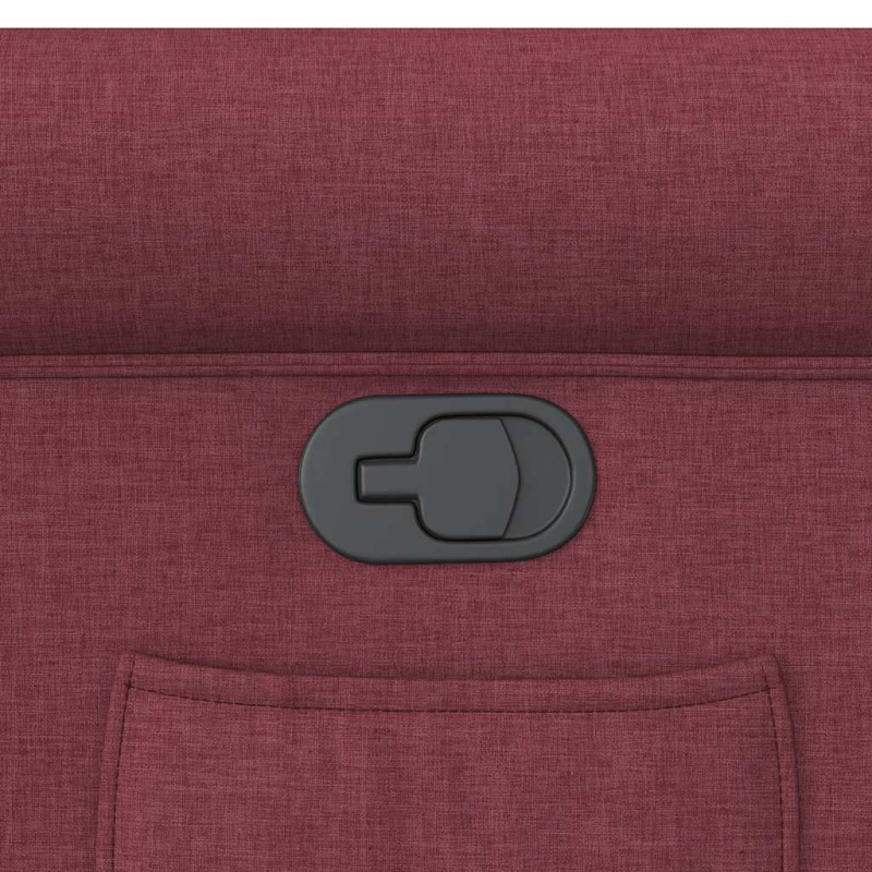 Relaxsessel Weinrot Stoff