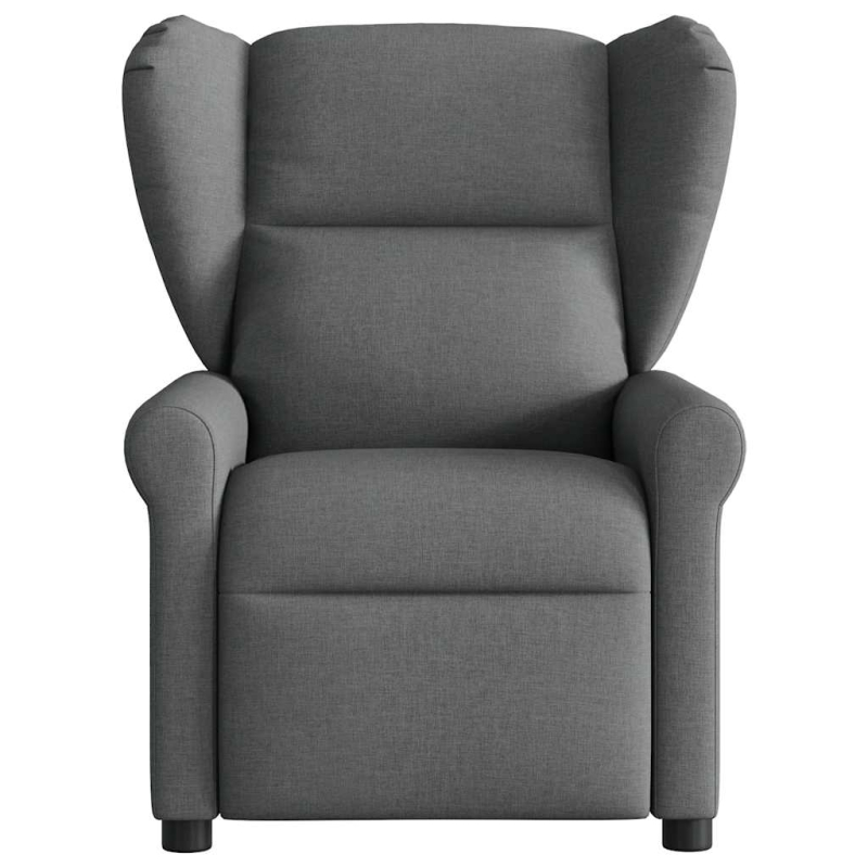 Massagesessel Dunkelgrau Stoff