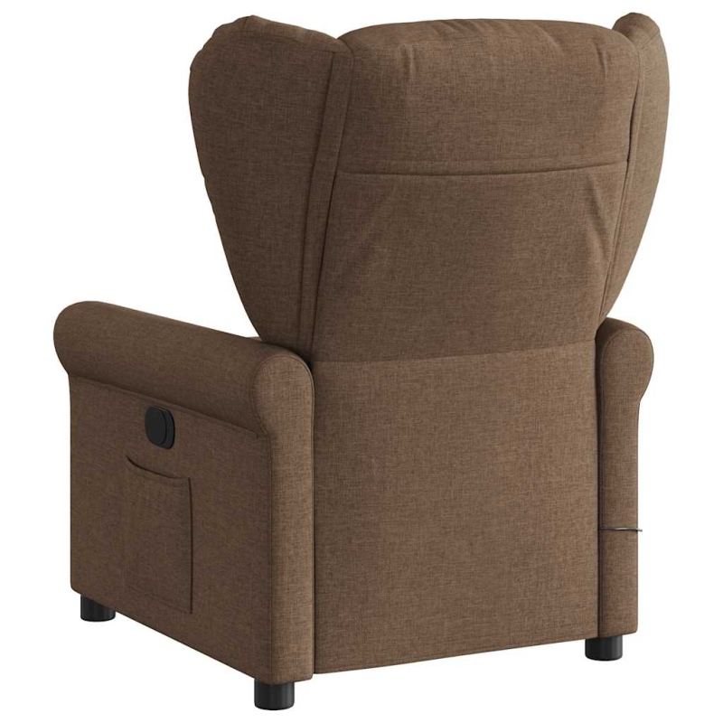 Massagesessel Braun Stoff