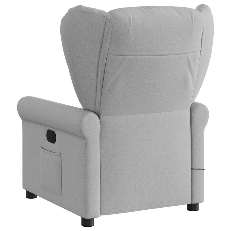 Massagesessel Wolkengrau Stoff