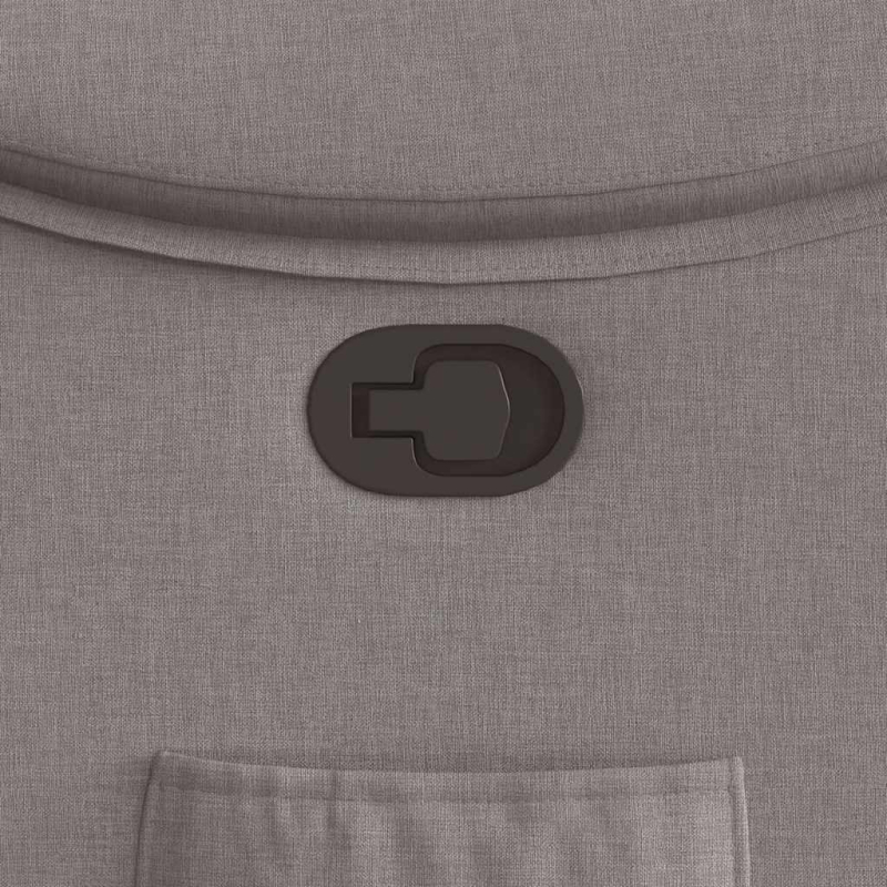 Relaxsessel Taupe Stoff