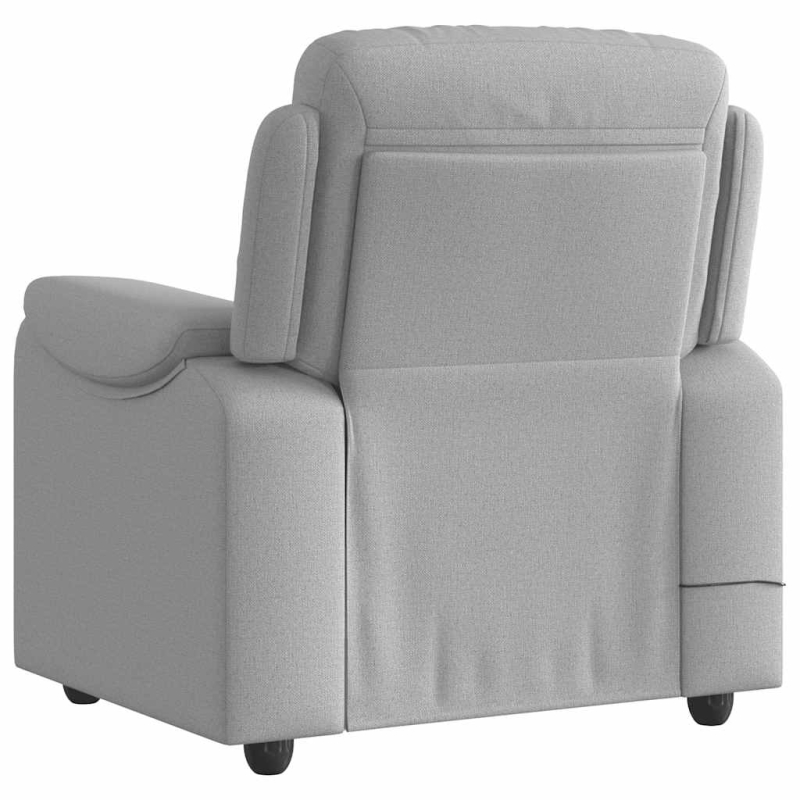Massagesessel Wolkengrau Stoff