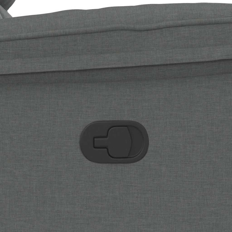 Relaxsessel Dunkelgrau Stoff