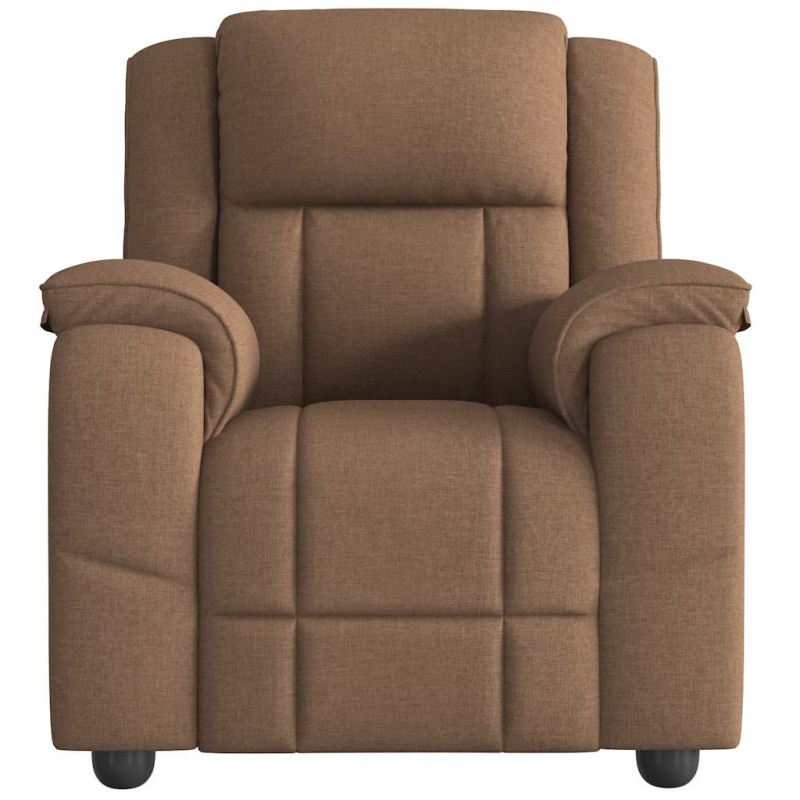 Massagesessel Braun Stoff