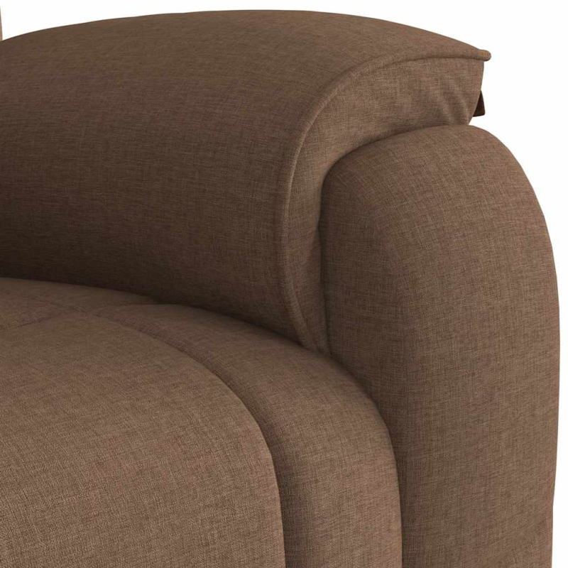 Massagesessel Braun Stoff
