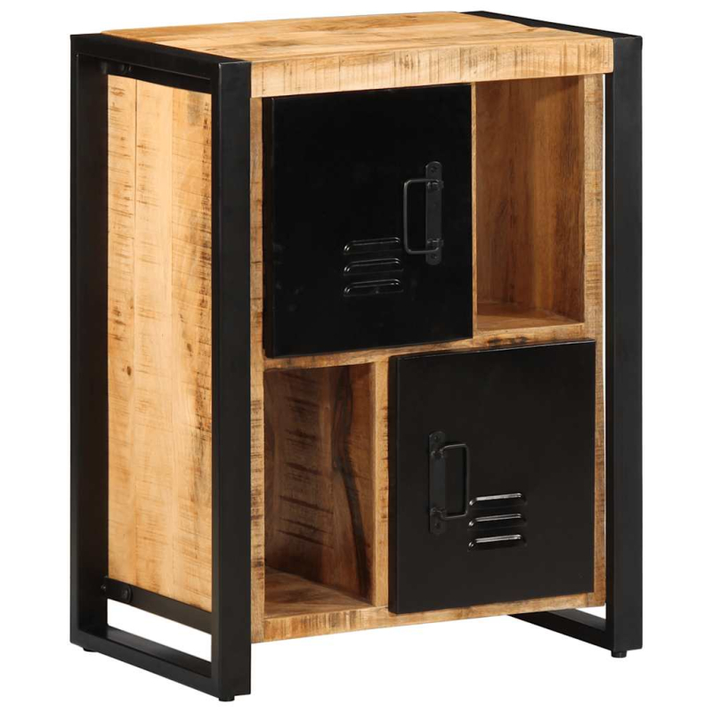 Sideboard 55x35x70 cm Raues Mangoholz